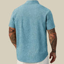 Brian-skjorta, kortärmad och knappar