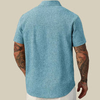 Brian-skjorta, kortärmad och knappar