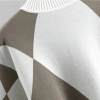 Briana brun och vit tvådelad kostym