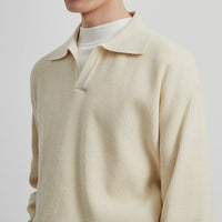 V-ringad tröja med trikå