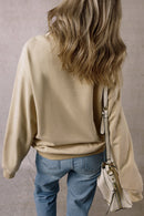 Loose long-sleeved sweater