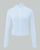 Tunn och stretchig jacka med smal passform