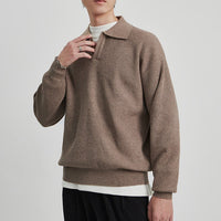 V-ringad tröja med trikå