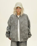 Zyaa-jacka med dragkedja och fickor