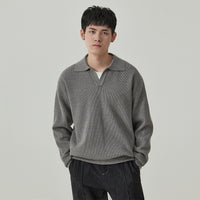 V-ringad tröja med trikå