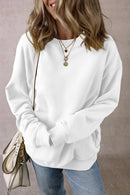 Loose long-sleeved sweater