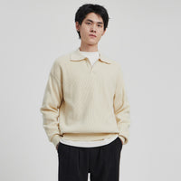 V-ringad tröja med trikå