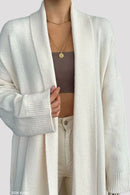 Tayya lång vit kofta