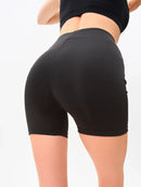 Svarta sportiga minishorts