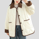 Emmaa bomullsjacka med långa ärmar och fickor