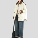 Emmaa bomullsjacka med långa ärmar och fickor