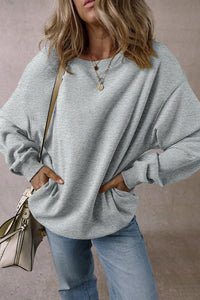 Loose long-sleeved sweater
