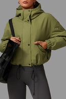 Marseel fleecejacka med huva och dragkedja