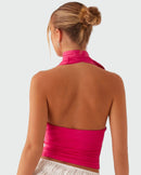 Ärmlös t-shirt med djup V-ringning från Verra