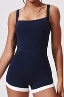 Felicie fitness jumpsuit med öppen rygg