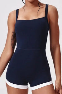 Felicie fitness jumpsuit med öppen rygg