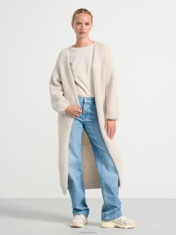 Varm och lätt, långärmad, knälång jacka