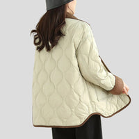 Emmaa bomullsjacka med långa ärmar och fickor