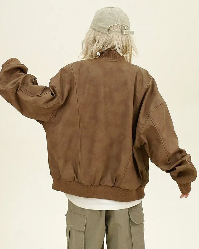 Zyaa-jacka med dragkedja och fickor