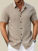 Brian-skjorta, kortärmad och knappar