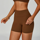 Högmidjade sportshorts utan T-linje