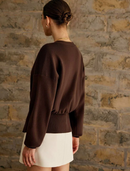 Vivivy stickad kofta med V-ringning och knappar