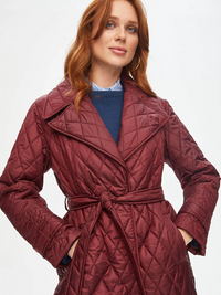 Kort, vattentät, termisk, bomullsfodrad jacka med nedfällbar krage