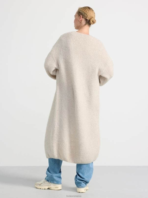 Varm och lätt, långärmad, knälång jacka