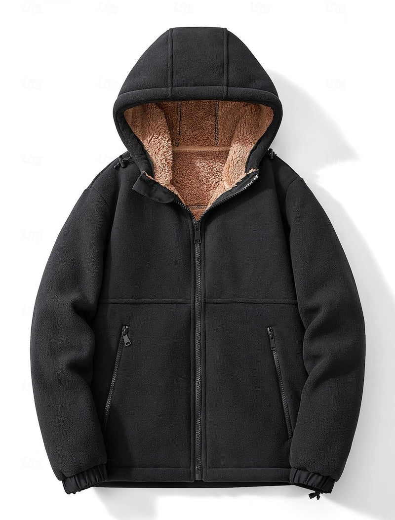 Laul termojacka med huva och fleece inuti