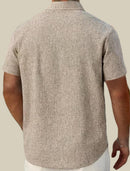 Brian-skjorta, kortärmad och knappar