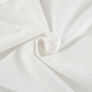 Vitt tvådelat set, lång linnekjol och ärmlös jacka