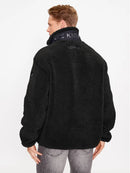 Svart blus med dragkedja från Robi