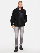 Svart blus med dragkedja från Robi