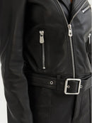 Erykka svart eko-läderjacka