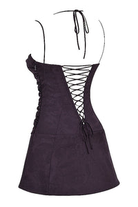 Nightshade corset mini dress