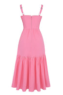 Pink French rosa mini solklänning