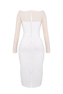 Long dress with tunn sleeves