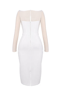 Long dress with tunn sleeves