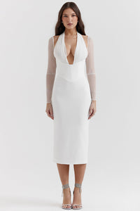 Long dress with tunn sleeves