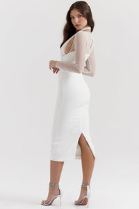 Long dress with tunn sleeves